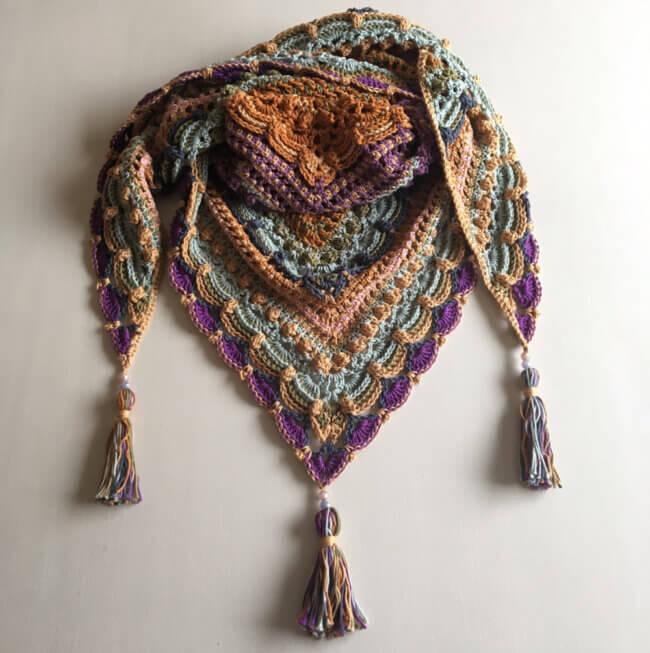 Lost in Time shawl pattern
