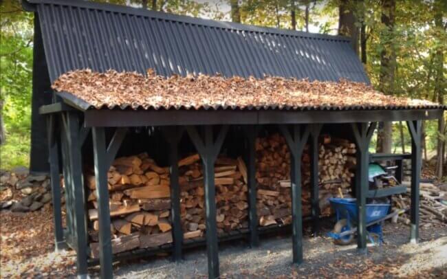 Awesome Firewood Storage Shed