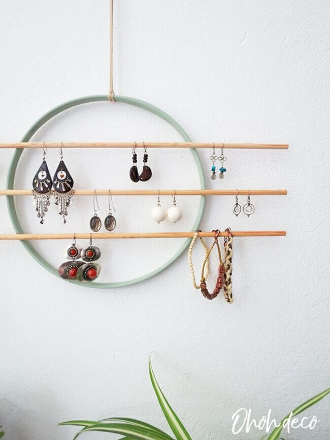 DIY Best out of Waste  Earring holder Jewelry Organizer  YouTube