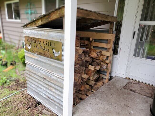 Diy Wood Box For Firewood Storage
