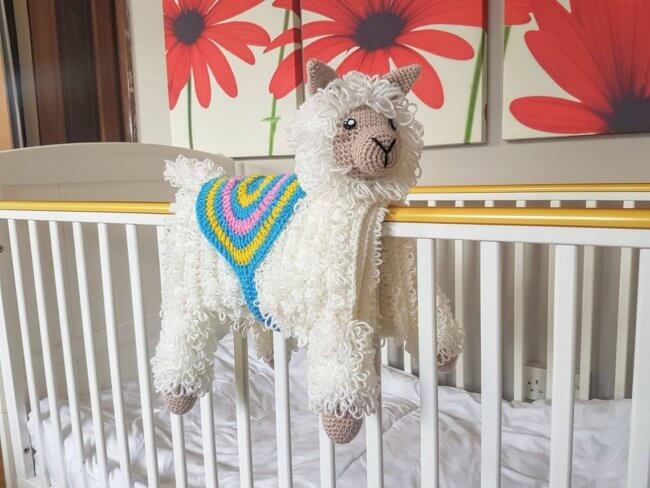 3in1 Llama Baby Blanket Crochet Pattern