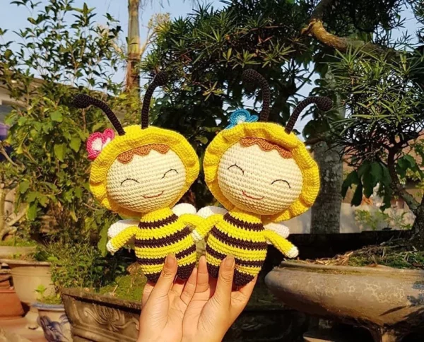 Amigurumi Bee Doll - Free Crochet Pattern
