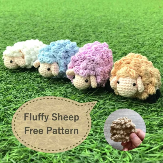 Amigurumi Fluffy Sheep Free Pattern