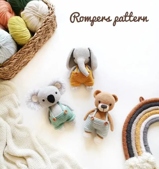 Cute Little Rompers Pattern