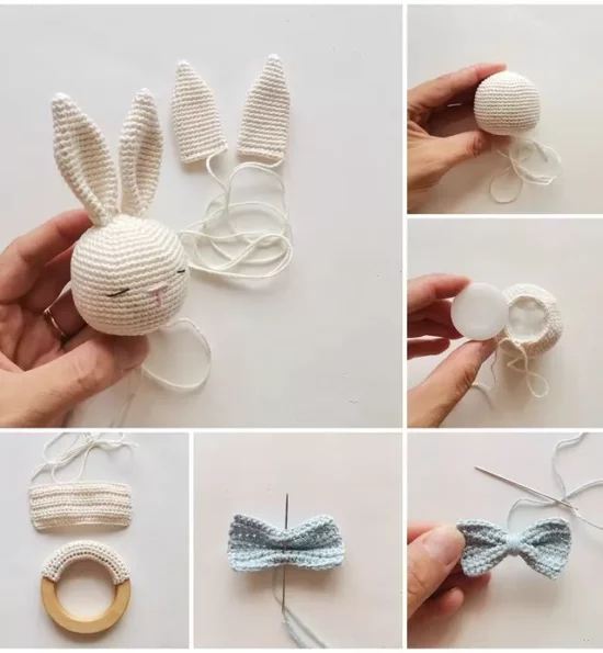 Free Crochet Bunny Rattle Pattern tips