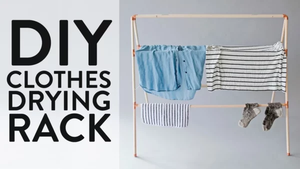 Make This: DIY Clothes Drying Rack