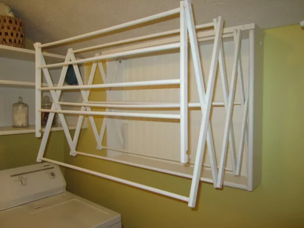 Make Your Own Laundry Room Drying Rack–Easy DIY Project