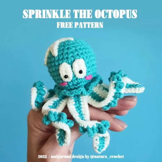 Sprinkle the Octopus Free Crochet Pattern